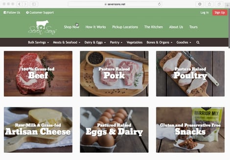 farm store e-commerce