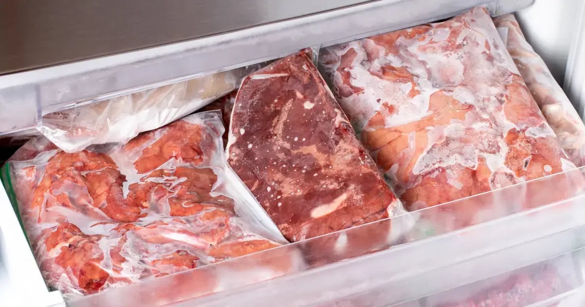 Selling beef cuts frozen