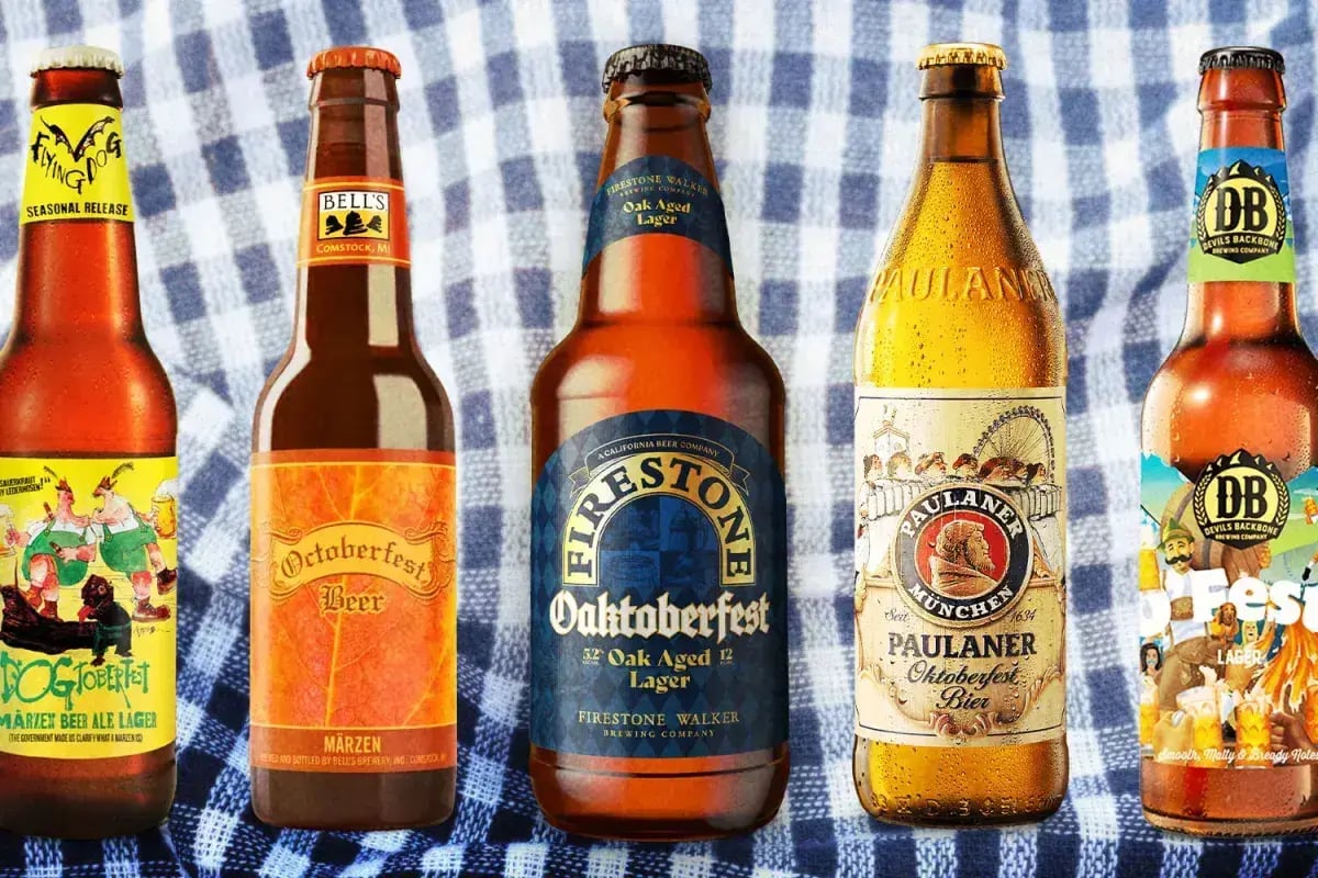 Examples of best seasonal beers, Oktoberfests & Märzens
