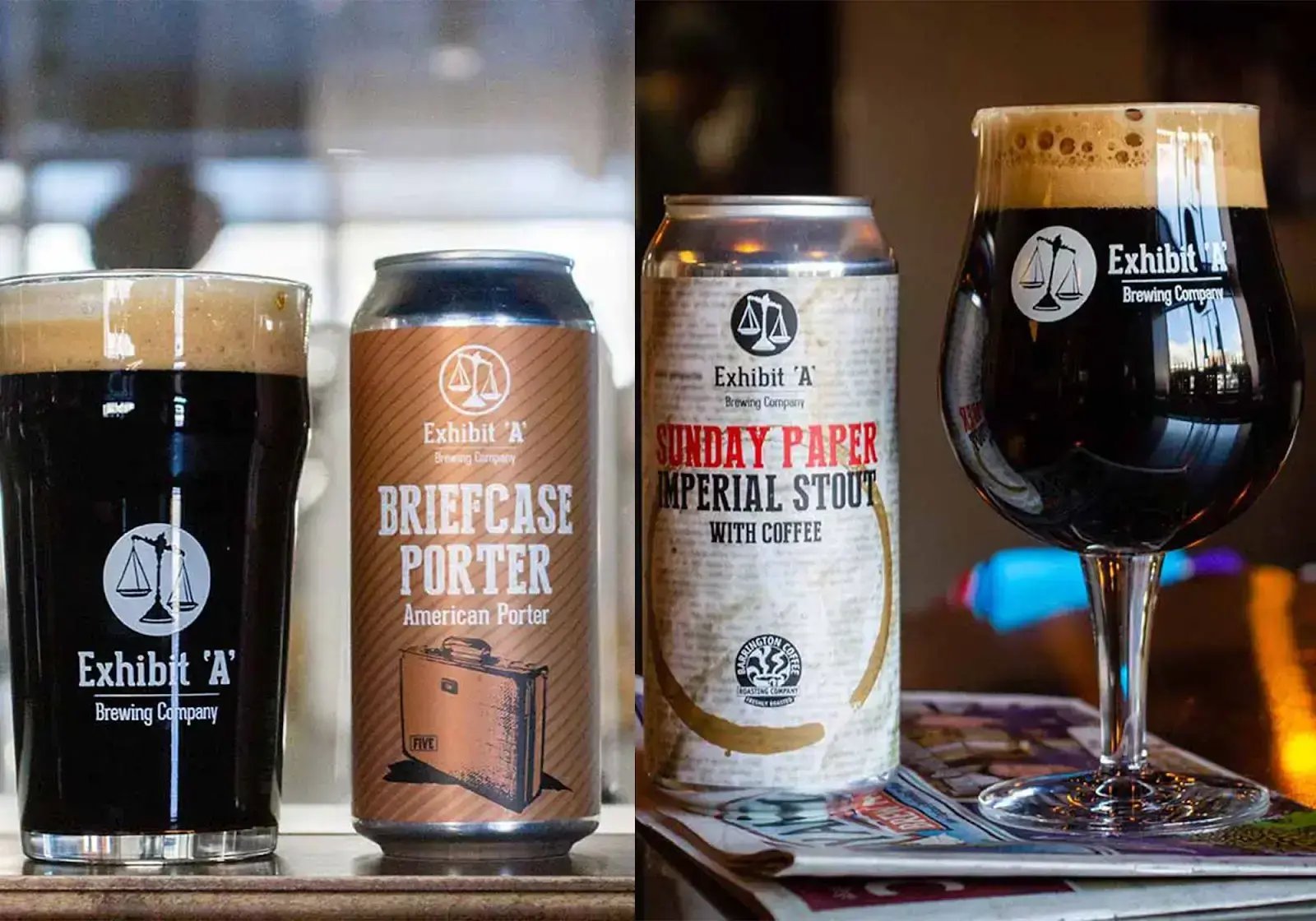 Best seasonal beers example, Porters & Imperial Stouts