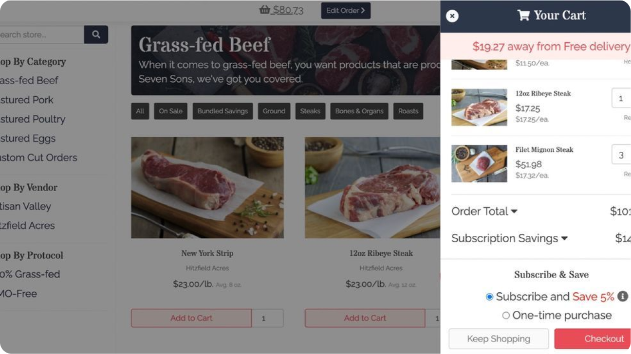 GrazeCart gives independent farms the e-commerce tools to compete with big grocery apps and corporate meat-subscription boxes.